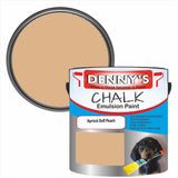 Denny's Chalk Paint For Furniture Colour- Apricot Soft Peach - Matte Scuffproof Refresh