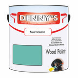 Denny's Wood Paint For Decking Colour- Aqua Turquoise - Anti-Slip Weatherproof Durable