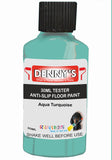 Denny's Floor Paint For Grip Coating Colour- Aqua Turquoise - Anti-Slip Hardwearing Safe