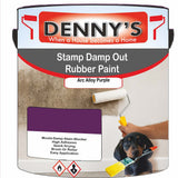 Denny's Waterpoof Paint For Stamp Out Damp Colour- Arc Alloy Purple - Damp-Block Mould-Safe Breathable
