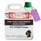 Denny's Stain Paint For Decking Colour- Arc Twilight Purple - Anti-Slip Weatherproof Nourish