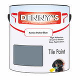 Denny's Tile Paint For Commercial Areas Colour- Arctic Anchor Blue - High-Traffic Durable Easy-Clean