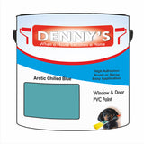 Denny's Plastic Paint For Pvc Colour- Arctic Chilled Blue - Adhesion Tough Colour-Hold