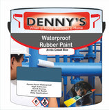 Denny's Waterpoof Paint For Pools Colour- Arctic Cobalt Blue - Water-Seal Chlorine-Tough Anti-Slip