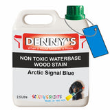 Denny's Stain Paint For Decking Colour- Arctic Signal Blue - Anti-Slip Weatherproof Nourish