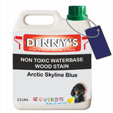 Denny's Stain Paint For Decking Colour- Arctic Skyline Blue - Anti-Slip Weatherproof Nourish