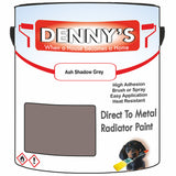Denny's High Temp Paint For Pipes Colour- Ash Shadow Grey - Heatproof Corrosionguard Durable