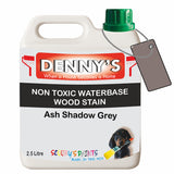 Denny's Stain Paint For Fences Colour- Ash Shadow Grey - Weatherproof Uv-Safe Protect