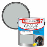 Denny's Chalk Paint For Walls Colour- Ash Silver Stone Grey - Matte Wipe-Clean Coverage