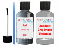 Audi Anthracite Grey Car Paint