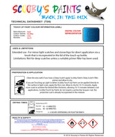 Instructions for use Audi Ara Blue Car Paint