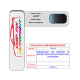 Paint Code Loacation Audi Blue Graphite