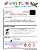 Instructions for use Audi Brilliant Black Car Paint