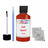 Audi Cataluyna Red Touch Up Paint Code LY3T Scratch Repair Kit