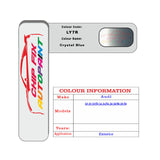 Paint Code Loacation Audi Crystal Blue