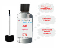 Audi Crystal Blue Paint Code LY7R