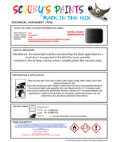 Instructions for use Audi Ebony Black Car Paint