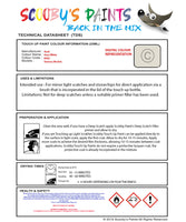 Instructions for use Audi Grey White Car Paint