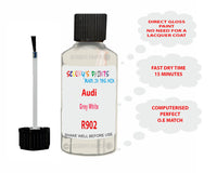 Audi Grey White Paint Code R902