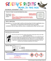 Instructions for use Audi Ibis White Car Paint
