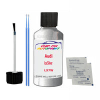 Audi Ice Silver Touch Up Paint Code LX7W Scratch Repair Kit
