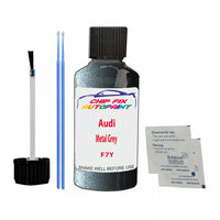 Audi Metal Grey Touch Up Paint Code F7Y Scratch Repair Kit