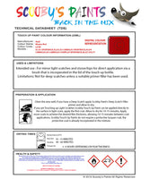 Instructions for use Audi Misano Red Car Paint