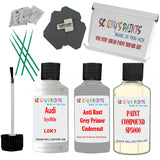 Audi Oryx White Car Detailing Paint and polish finishing kit