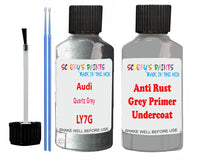 Audi Quartz Grey Car Paint