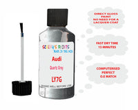 Audi Quartz Grey Paint Code LY7G