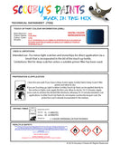 Instructions for use Audi Scuba Blue Car Paint