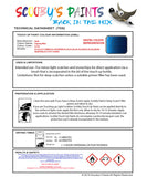 Instructions for use Audi Sepang Blue Car Paint