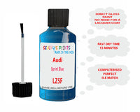 Audi Sprint Blue Paint Code LZ5F