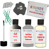 Audi Technic Grey Car Detailing Paint and polish finishing kit