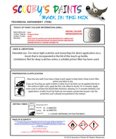 Instructions for use Audi Tungsten Silver Car Paint