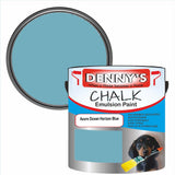 Denny's Chalk Paint For Ceilings Colour- Azure Ocean Horizon Blue - Matte Stain-Hide Ceiling
