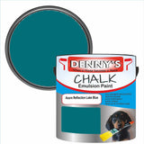 Denny's Chalk Paint For Furniture Colour- Azure Reflection Lake Blue - Matte Scuffproof Refresh