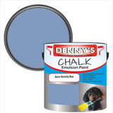 Denny's Chalk Paint For Cabinets Colour- Azure Serenity Blue - Matte Scuffproof Easy-Clean
