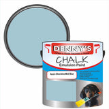 Denny's Chalk Paint For Cabinets Colour- Azure Shoreline Mist Blue - Matte Scuffproof Easy-Clean
