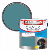 Denny's Chalk Paint For Cabinets Colour- Azure Sky Blue - Matte Scuffproof Easy-Clean