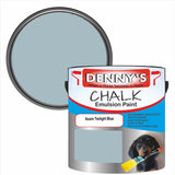 Denny's Chalk Paint For Ceilings Colour- Azure Twilight Blue - Matte Stain-Hide Ceiling