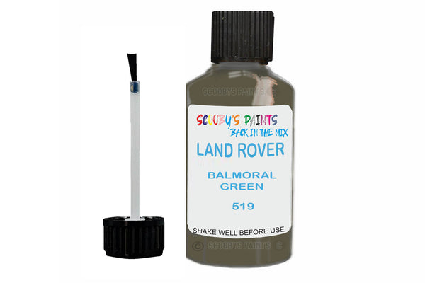 Mixed Paint For Land Rover Range Rover, Balmoral Green, Touch Up, 519