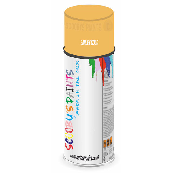 Mixed Paint For Mg Metro Barley Gold Aerosol Spray A2