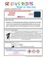 BASILICA BLUE Aerosol Spray Paint Code BU11 Classic ROVER Model A60 Cambridge Automotive Restorative Paint Vehicle Touch-Up ROVER BU11 Paint Car Restoration DIY Auto Painting Classic Car Refinishing High-Quality Spray Paint Automotive Finish Vehicle Restoration Supplies Custom Car Paint Auto Body Paint Aerosol Can Automotive Refinishing Paint for Classic Cars