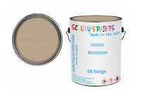 Mixed Paint For Triumph 2000, Bedouin, Code: 66, Brown-Beige-Gold