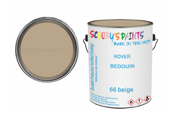 Mixed Paint For Triumph Dolomite, Bedouin, Code: 66, Brown-Beige-Gold