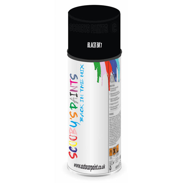 Mixed Paint For Mg Metro Black Bk1 Aerosol Spray A2