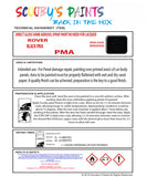Austin BLACK PMA Spray or Brush Paint For Classic Austin Model Metro Restore my Old Austin