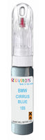 bmw 7 series cirrusblau code 189 touch brush and neddle stone chip repair  up paint 1990 1990