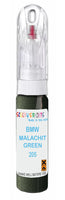 bmw 7 series malachitgruen code 205 touch brush and neddle stone chip repair  up paint 1990 1993